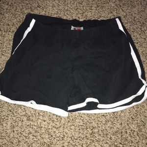 black I ❤️ lv shorts